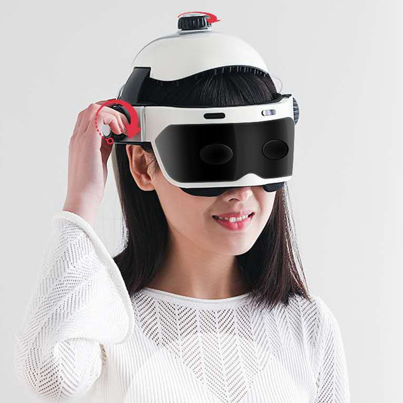 2-in-1 Digital Temple Head and Eyes Massager