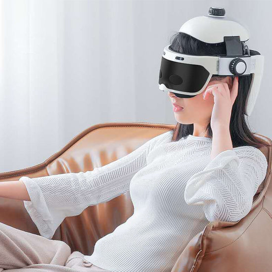 2-in-1 Digital Temple Head and Eyes Massager